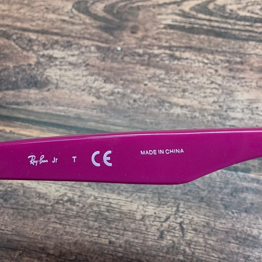 Ray-Ban Junior RJ 9052S 7021/8G Purple Pink‎ Square Eyeglasses 48-16-130
